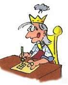 Salomo rätselnd Farbe