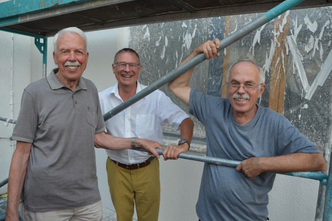 Bauteam: Gerhard Höhnke, Martin Reuter, Rainer Engelbrecht