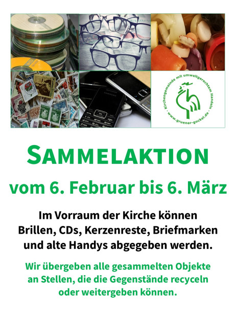 Plakat Sammelaktion