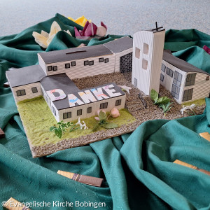 KV Wochenende Rettenbach - Modell der Evangelischen Kirche Bobingen